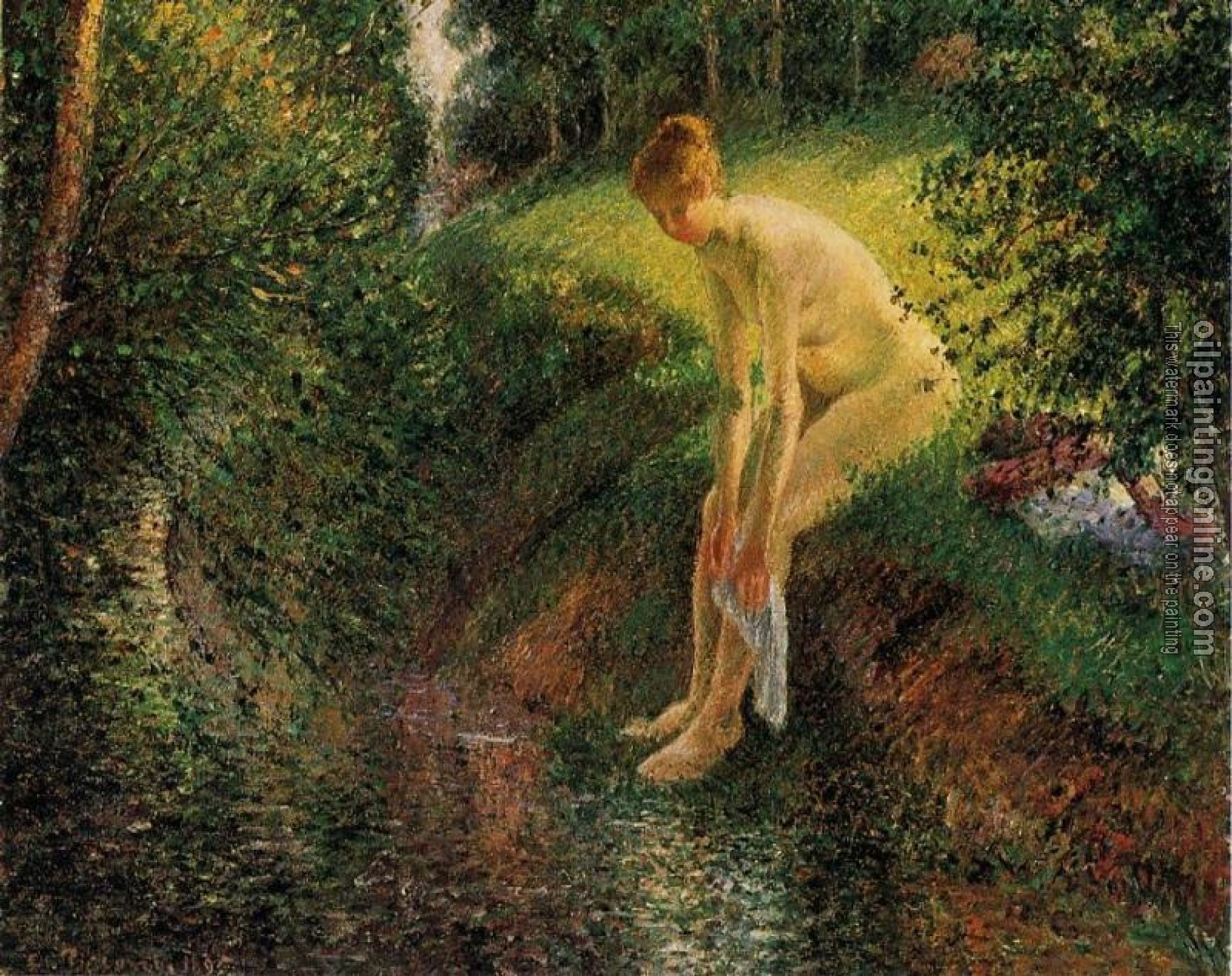 Pissarro, Camille - Bather in the Woods